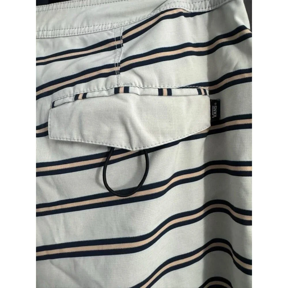 Vans Striped Board Shorts Swim Trunks – Men’s Size 36 XL